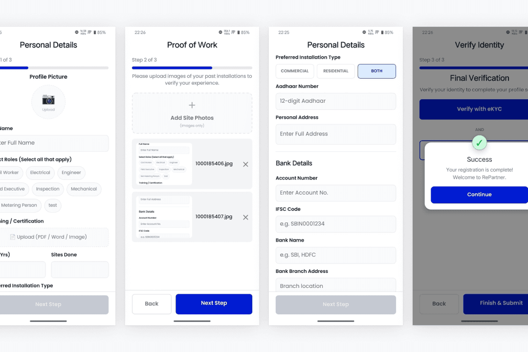 Partner onboarding